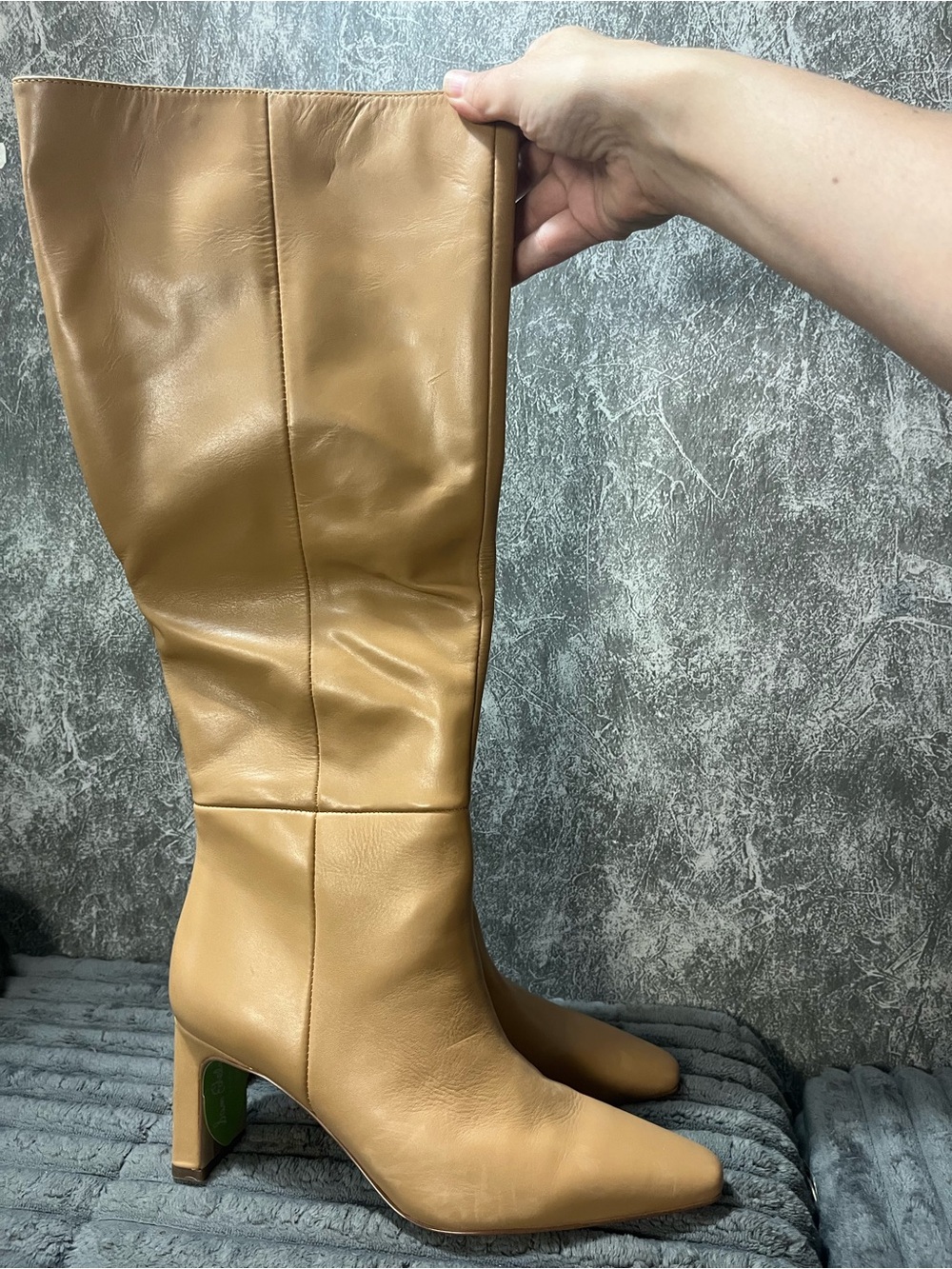 Sam Edelman Tall Tan Leather Knee-High Boot 6.5